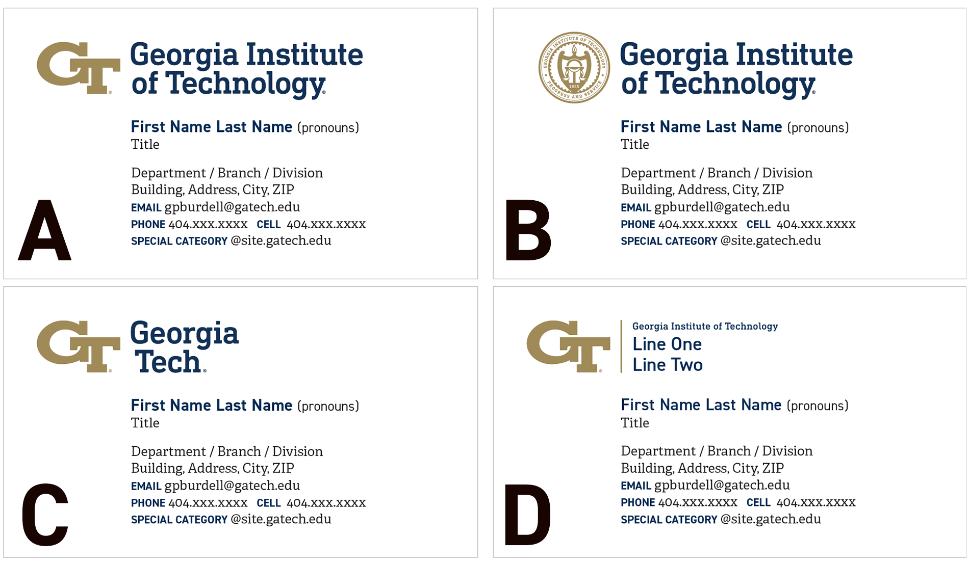 tech business cards