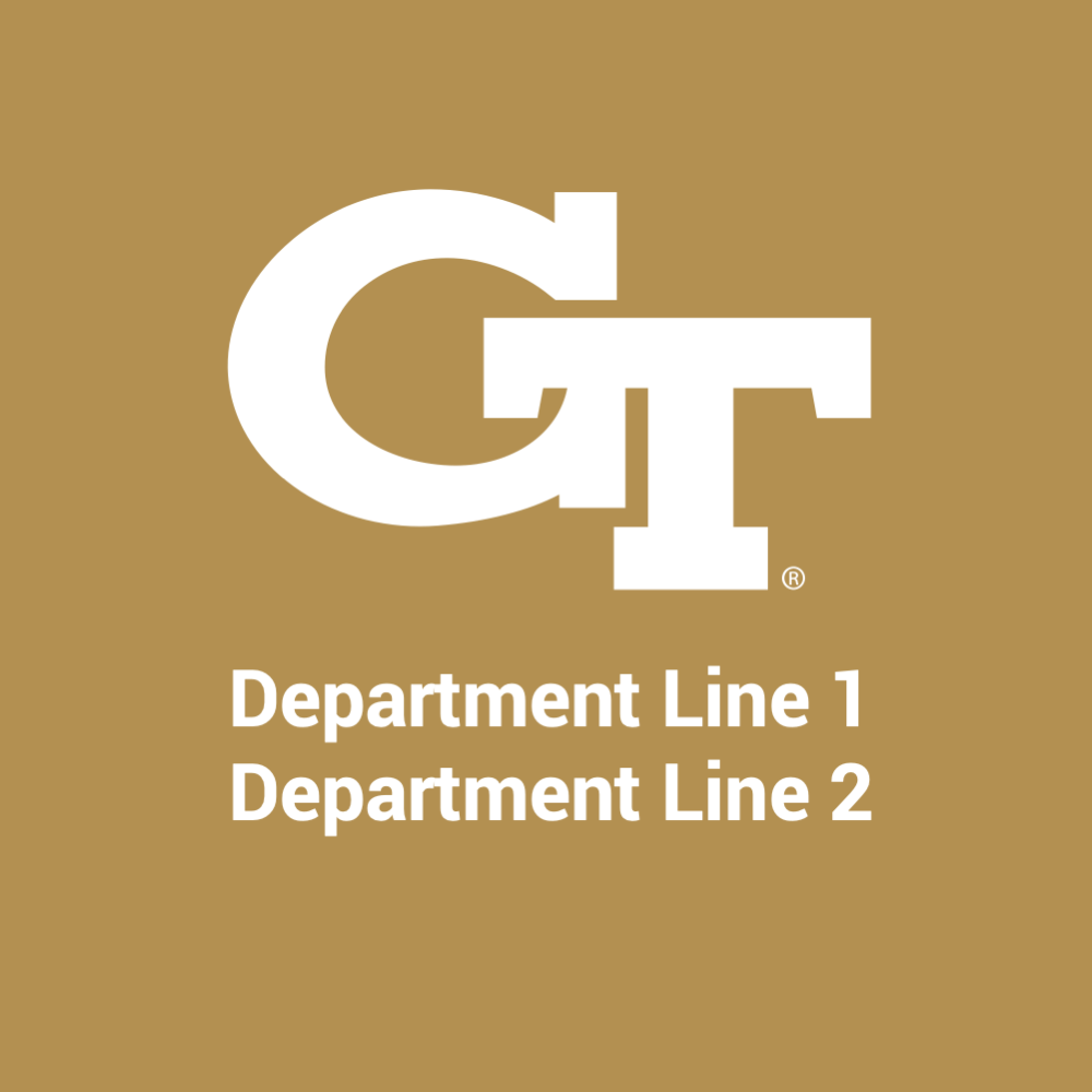 Georgia Tech social media avatar option