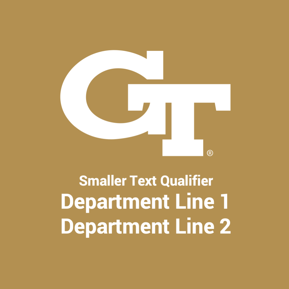 Georgia Tech social media avatar option