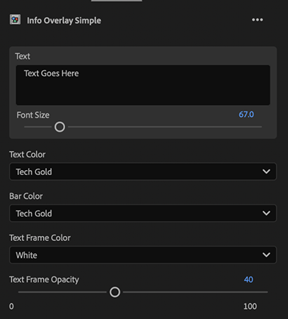 Color settings