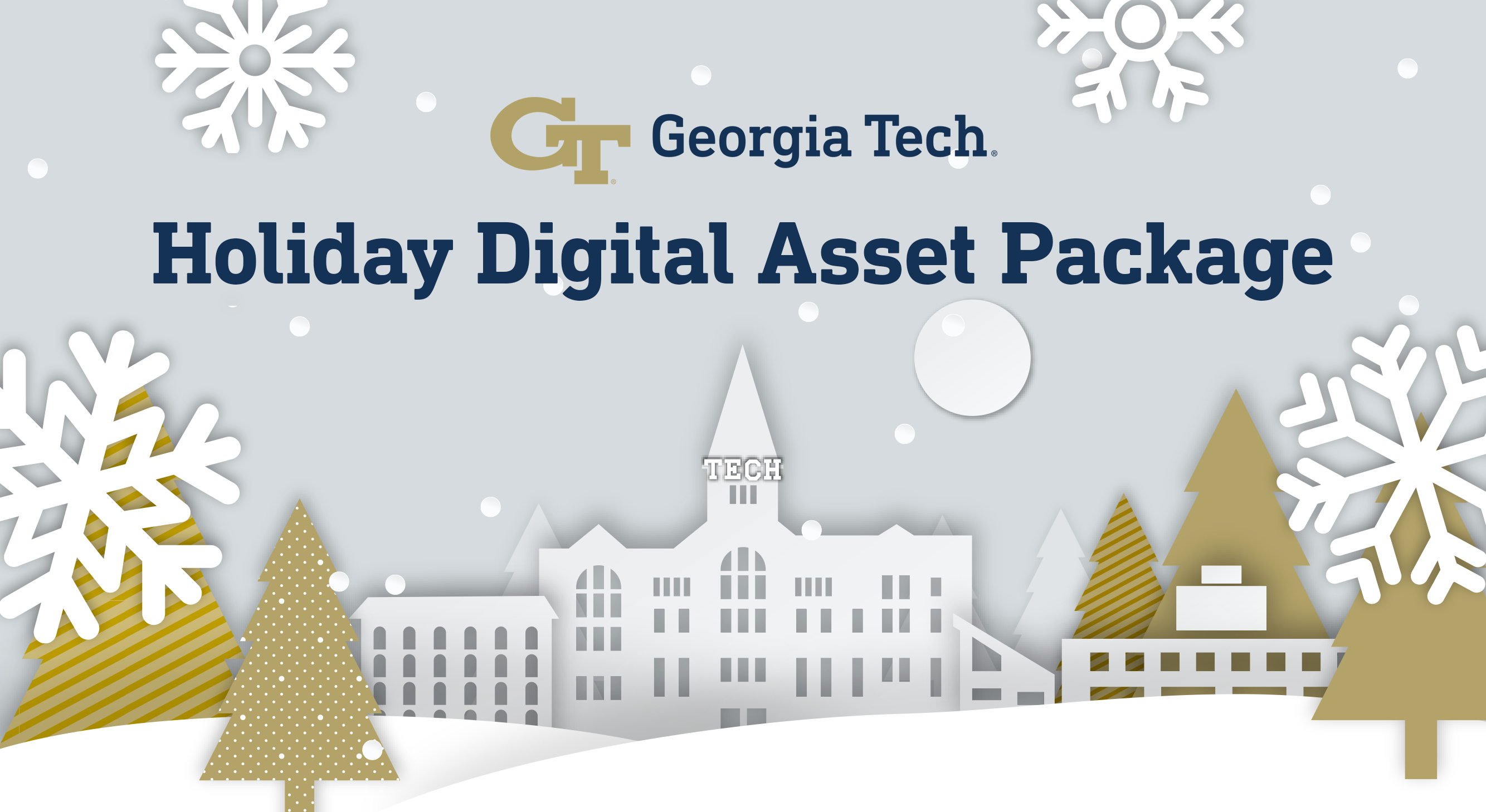 Holiday assets package - intro graphic