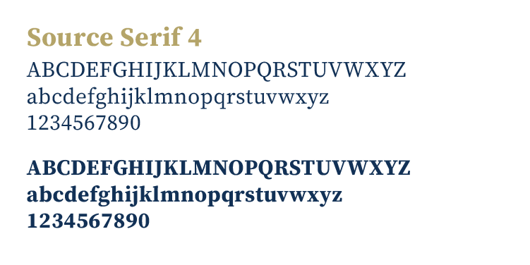 Source Serif 4 sample